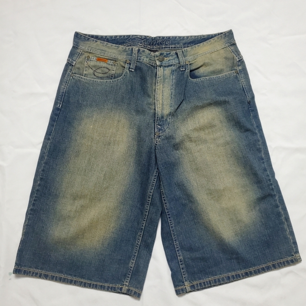 🩳 Enyce Men’s Jean Shorts – Blue Denim, Size 36 Waist